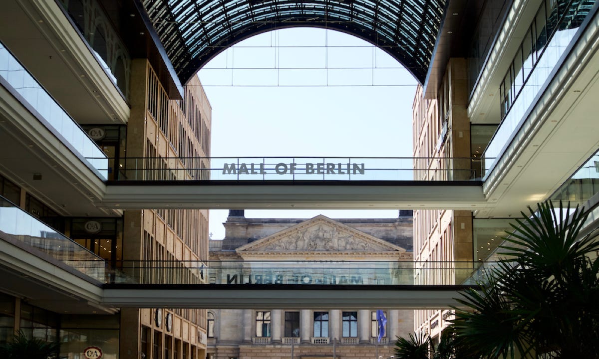 Die Mall of Berlin am Leipziger Platz